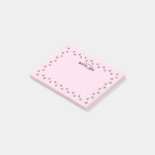 Drucken von Paw von der Schreibtisch Post-it Klebezettel (angewinkelt)