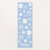 Drucken von Pfoten mit doga-handgeschriebenem Mono Yogamatte (Vorderseite)