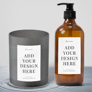 Drucken von Produktetiketten 3x2" Wasserfeste Aufk Lebensmitteletikett