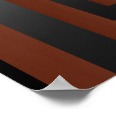 Drucken von Rechteck, Schwarz und Kupfer Poster (Ecke)