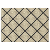 Drucken von rustikalem Design aus Ziegelbeige Tischdecke (Vorderseite (Horizontal))
