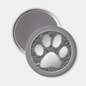 DRUCKEN VON SILBER UND CHROME MAGNET (Vorderseite/Rückseite)