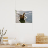 Drucken von Sitzen Poster (Küche)