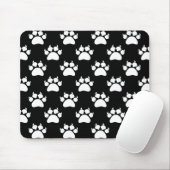 Drucken von weißen Katzenpasten und -mustern Mousepad (Mit Mouse)