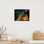 Drucken von Wunschschritten Poster (Küche)