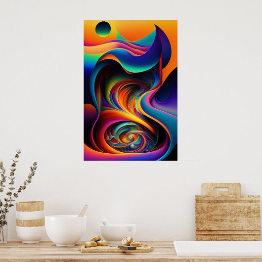 Drucken, Werteplakatpapier (matt) Poster (Küche)