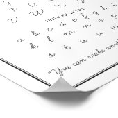 Drucken, Werteplakatpapier (Matte) Poster (Ecke)