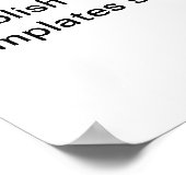 Drucken, Werteplakatpapier (Matte) Poster (Ecke)