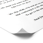 Drucken, Werteplakatpapier (Matte) Poster (Ecke)