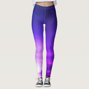 DRUCKENDE LEGGINGS KLETTERN AM SONNENSATZ LILA