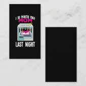 Drucker-Ingenieur für 3D-Drucker druckt Ihre Mama Visitenkarte (Vorne/Hinten)