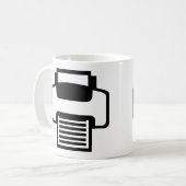 Drucker Kaffeetasse (Vorderseite Links)