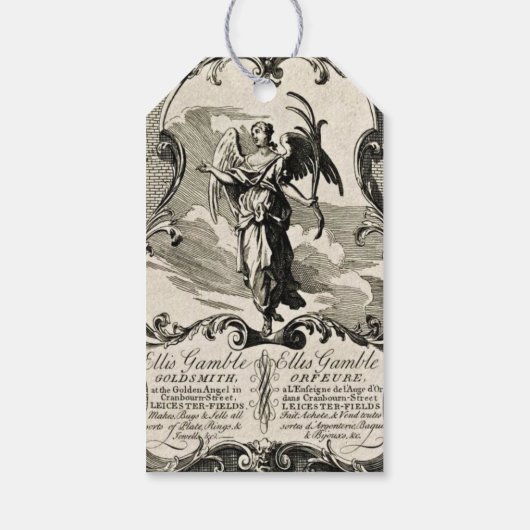 Drucker Mark Journaling Tag Geschenkanhänger (Rückseite)