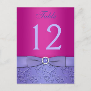 DRUCKER RIBBON Fuchsia, Lila Tischnummer