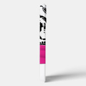 DRUCKER RIBBON rosa, schwarz, weiß Case-Mate iPhone Hülle (Rückseite / Rechts)