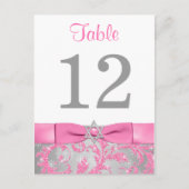 DRUCKER - Winter Wonderland Tischnummer Card (Vorderseite)