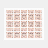 Druckereien & Herz-weiche Pastelle Kinder Etiketten (Blatt)