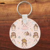 Druckereien & Herz-weiche Pastelle Kinder Schlüsselanhänger (Rückseite)