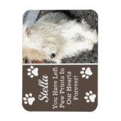 Druckereien in unserem Herzen, Verlust von Haustie Magnet (Vertikal)