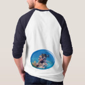 Drückerfisch am Korallenriff - Fotodesign | T-Shirt (Rückseite)