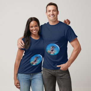 Drückerfisch am Korallenriff - Fotografisches Desi T-Shirt