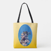 Drückerfisch auf Korallenspitze - Fotodesign |  Tasche (Rückseite)