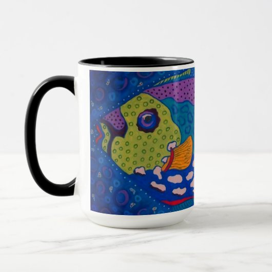 Drückerfisch-Tasse Tasse (Links)