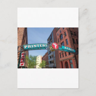 Druckernte Postkarte