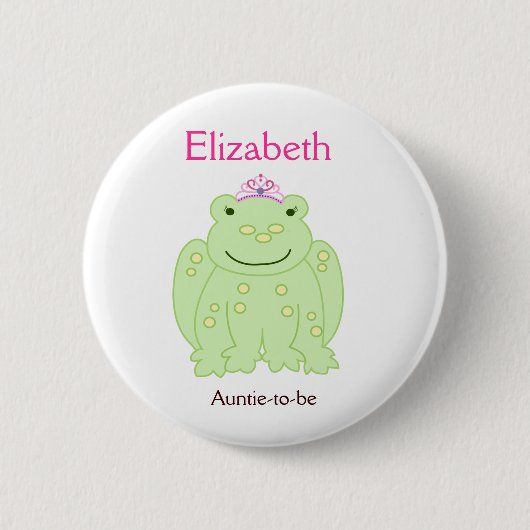 DRUCKFAIRYTALE FROG NAME TAG Custom Button (Vorderseite)