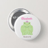 DRUCKFAIRYTALE FROG NAME TAG Custom Button (Vorne & Hinten)