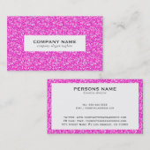 Druckfarbe für den Glitzer (Druckfarbe) Visitenkarte (Vorne/Hinten)