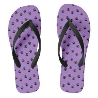 Druckfarben Lila (4) Badesandalen