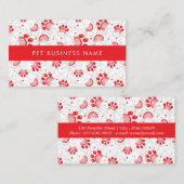 Druckfarben und Kombmuster mit grauem Netz Visitenkarte (Vorne/Hinten)