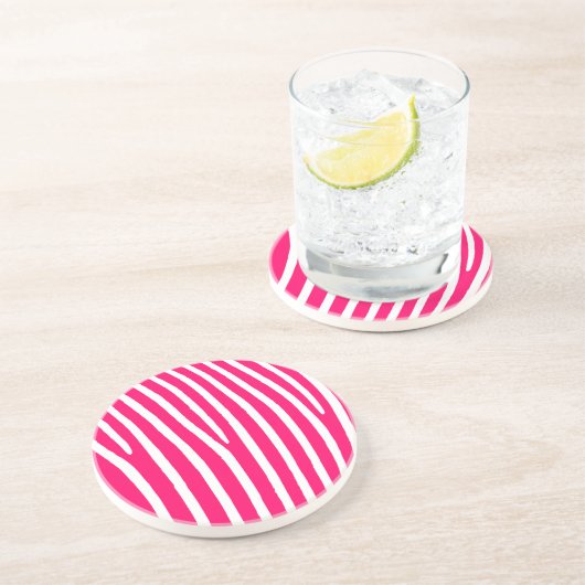 Druckfarben und Weißzebra Getränkeuntersetzer (Seite)