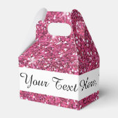 Druckfarbener Glitzer Geschenkschachtel (Rückseite)