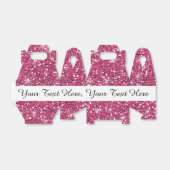 Druckfarbener Glitzer Geschenkschachtel (Ungefaltet)