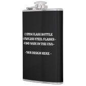 Druckfarbenloser Stahlkolben - Liquor Lover-Gesche Flachmann (Links)