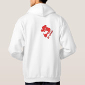 Druckfehler gebrochener Hoodie (Rückseite)