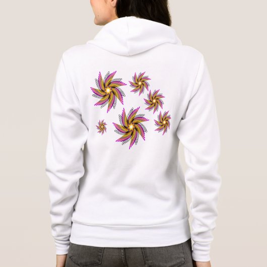 Druckflora Hoodie (Rückseite)