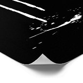 DRUCKFRIEDENSZEICHEN POSTER (Ecke)