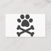 Druckgekreuzte Knochen einfügen - Farbe des Hinter Visitenkarte (Rückseite)