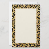 Druckgeschirr aus Wild & Exotic Leopard Briefpapier (Vorderseite)