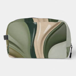 Druckgeschraubtasche in stylischer Grafik Waschbeutel