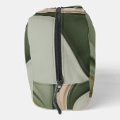 Druckgeschraubtasche in stylischer Grafik Waschbeutel (Rechts)