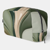 Druckgeschraubtasche in stylischer Grafik Waschbeutel (Rechte Ecke)