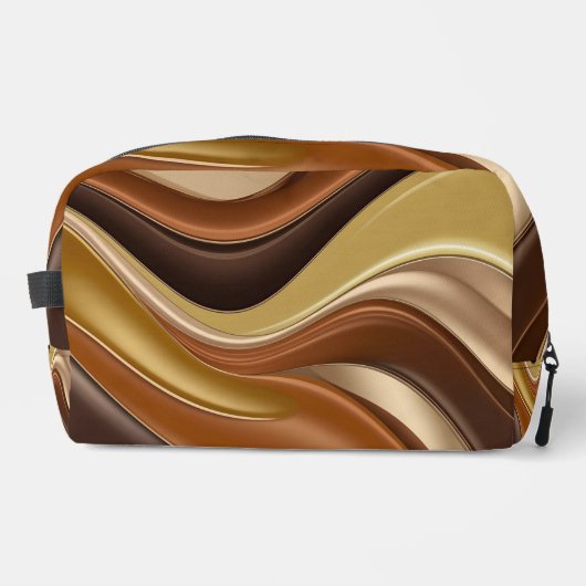 Druckgeschraubtasche in stylischer Grafik Waschbeutel (Vorderseite)