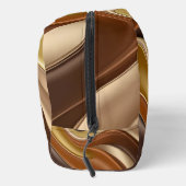 Druckgeschraubtasche in stylischer Grafik Waschbeutel (Rechts)