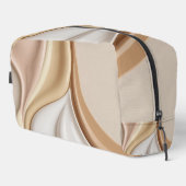 Druckgeschraubtasche in stylischer Grafik Waschbeutel (Rechte Ecke)