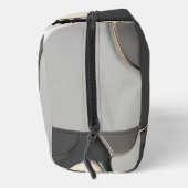 Druckgeschraubtasche in stylischer Grafik Waschbeutel (Rechts)