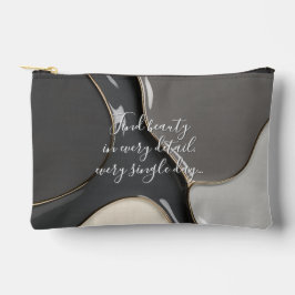 Druckgeschraubtasche in stylischer Grafik Zubehörtasche